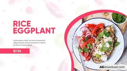 Gastro - Restraunt Food Menu Promo Video Displays template preview
