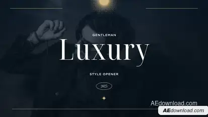 Gentleman Style Opener | Premiere Pro Premiere Pro template preview
