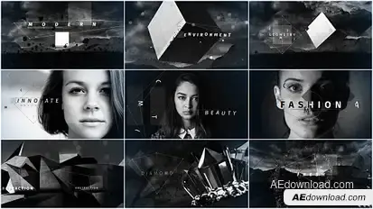 Geometry Video Displays template preview
