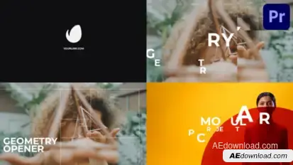Geometry Opener for Premiere Pro Premiere Pro template preview