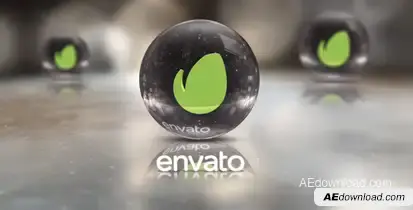 Glass Orb Slideshow Video Displays template preview