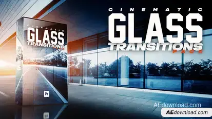 Glass Transitions Pack for Premiere Pro Premiere Pro template preview