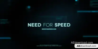 Glitch Action Trailer Openers template preview