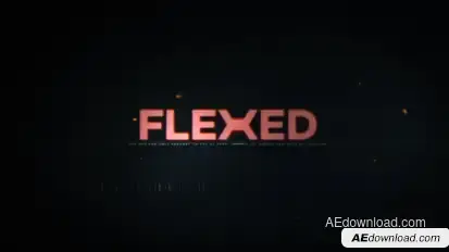 Glitch Stretch Video Displays template preview