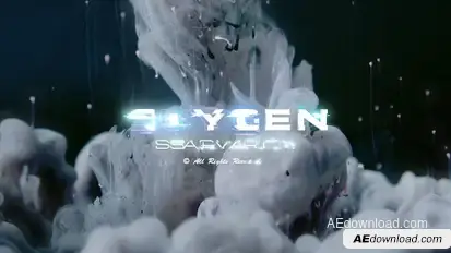 Glitch Text Animation Premiere Pro template preview