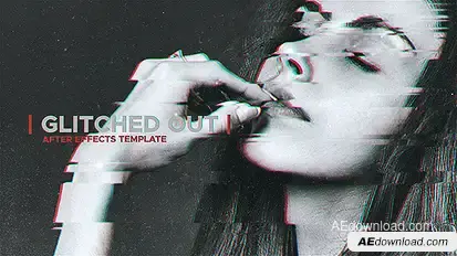 Glitched Out Video Displays template preview