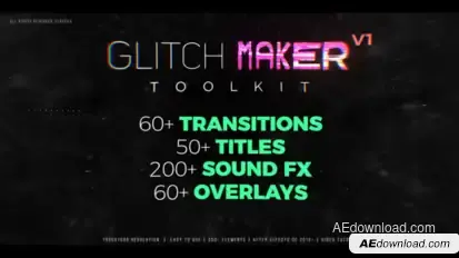 Glitchmaker Toolkit: 350+ Elements Video Displays template preview
