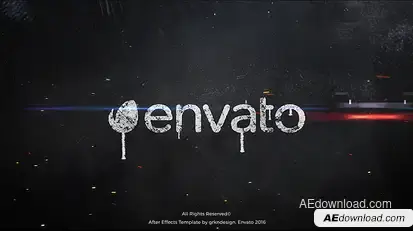 Glitchy Trailer Video Displays template preview