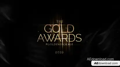 Gold Awards Package Video Displays template preview