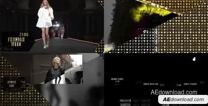 Gold Broadcast Package Video Displays template preview
