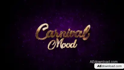Gold Dust Reveal Video Displays template preview