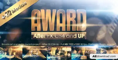 Golden Award Video Displays template preview