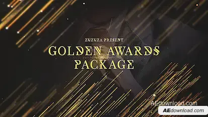 Golden Awards Package Video Displays template preview
