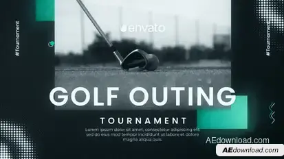 Golf Club Promo | MOGRT Premiere Pro template preview