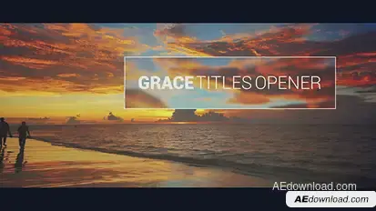 Grace // Titles Opener Video Displays template preview