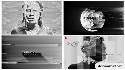 Grid Broadcast Pack Video Displays template preview