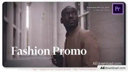 Grid Fashion Promotion Premiere Pro template preview