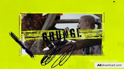 Grunge Fast Promo Premiere Pro template preview