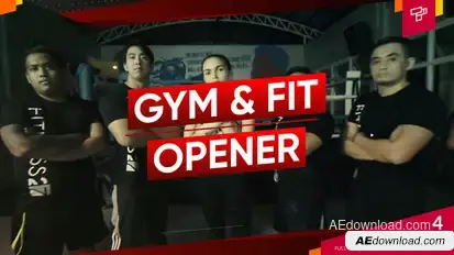 Gym Fitness Sports Video Displays template preview