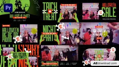 Halloween Promo Premiere Pro Premiere Pro template preview