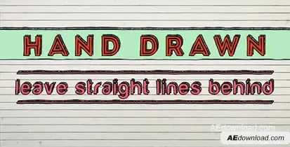 Hand Drawn Video Displays template preview