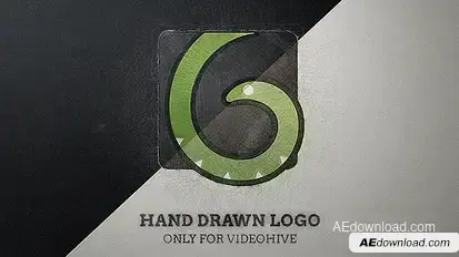 Hand Drawn Sketch Logo Video Displays template preview