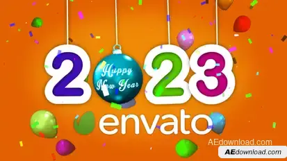 Happy New Year Celebrations Video Displays template preview