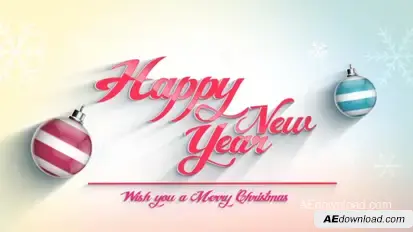 Happy New Year Video Displays template preview