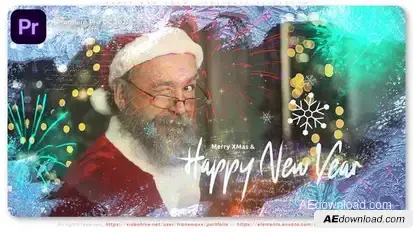 Happy New Year - Holidays Slideshow Premiere Pro template preview