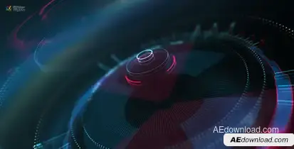 Hi-tech HUD Logo Reveal Video Displays template preview