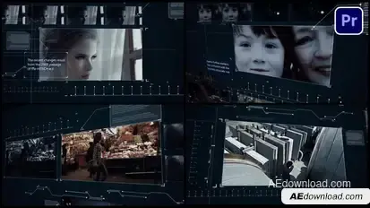 Hi-Tech Impact Premiere Pro template preview