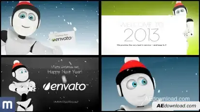 High End Greeting Card Video Displays template preview