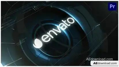 High Tech Logo Premiere Pro template preview