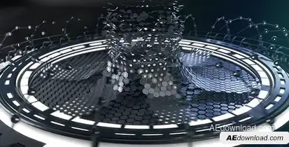 High-Tech Logo Reveal Video Displays template preview