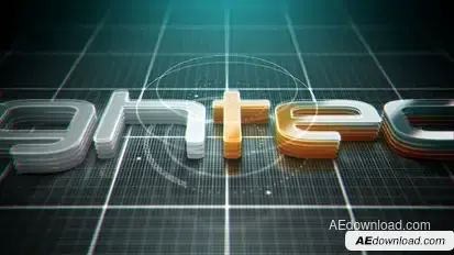 HighTech Reveal Video Displays template preview