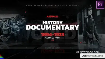 History Documentary | Promo Premiere Pro template preview