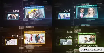 History Motion Promo Video Displays template preview