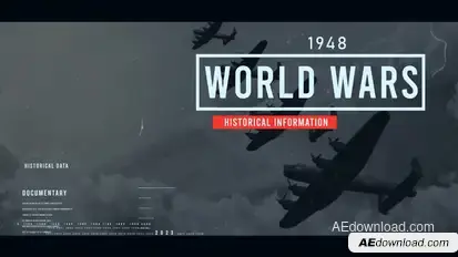 History Opener Version 2 Premiere Pro template preview