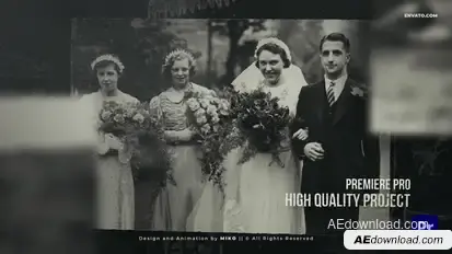 History Slideshow Premiere Pro template preview