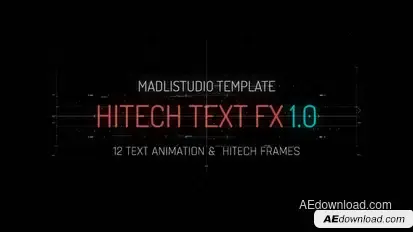 Hitech Text FX Video Displays template preview