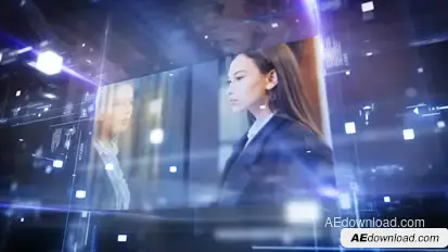 Hologram Display Video Displays template preview