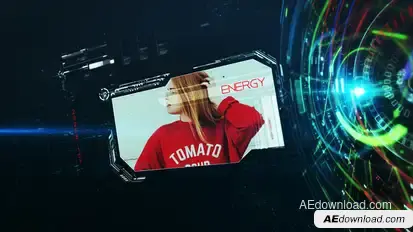 Holographic Gadget Displays Video Displays template preview