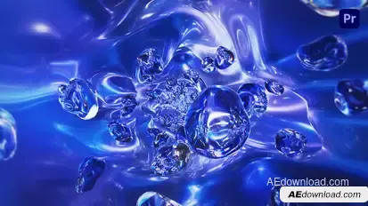 Holographic Logo Intro - Premiere Pro Premiere Pro template preview