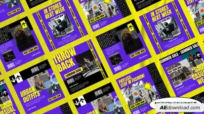 Hosea Hypebeast Posts | Mogrt Premiere Pro template preview