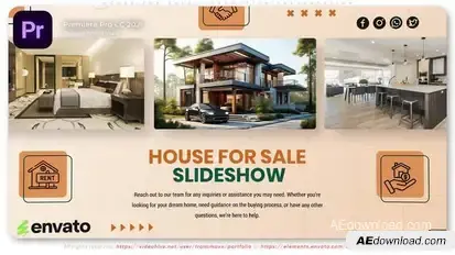 House For Sale - Promotion Presentation Premiere Pro template preview