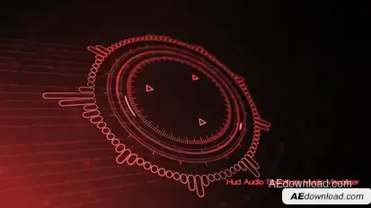 Hud Audio Spectrum Music Visualizer Video Displays template preview