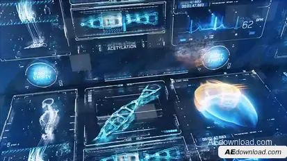 HUD Elements Video Displays template preview