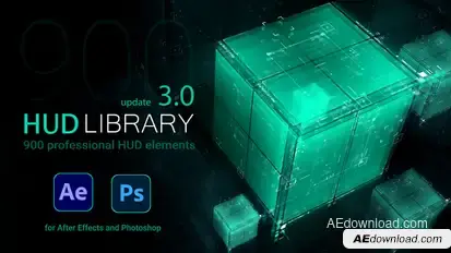 HUD Library Video Displays template preview