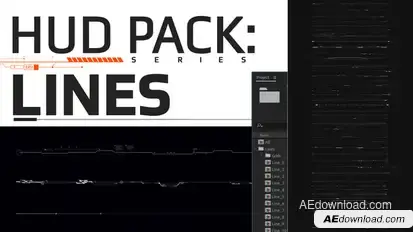 Hud Pack - Lines Video Displays template preview