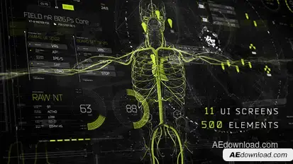 HUD Rise UI [500+] Video Displays template preview